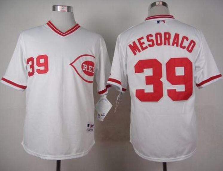 Men's White Cincinnati Reds Active Player Custom 1990 Turn Back The Clock Stitched Baseball Jersey